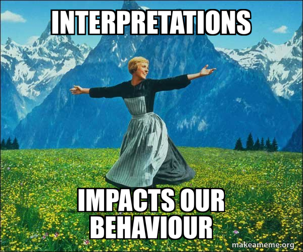 INTERPRETATIONS IMPACTS OUR BEHAVIOUR Sound of Music Make a Meme