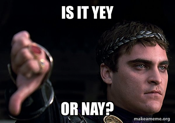 Downvoting Roman meme