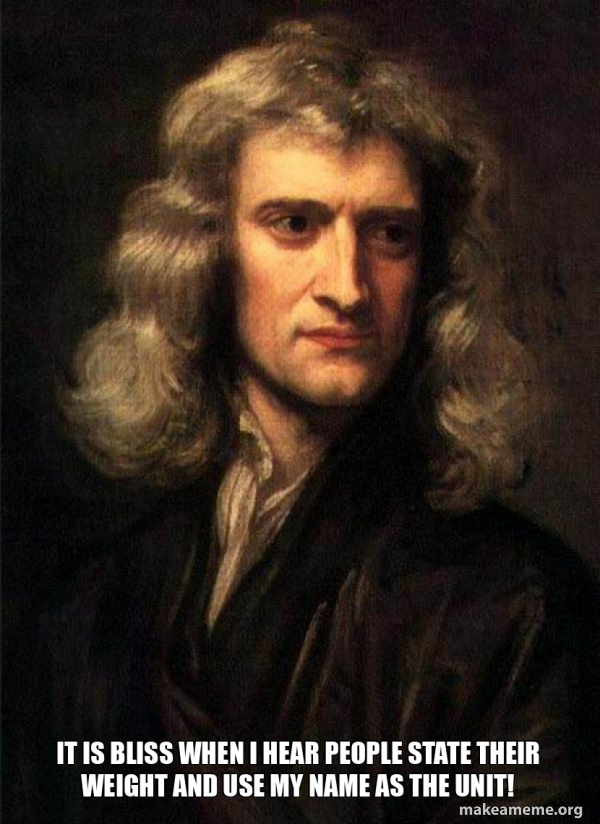 Sir Isaac Newton meme