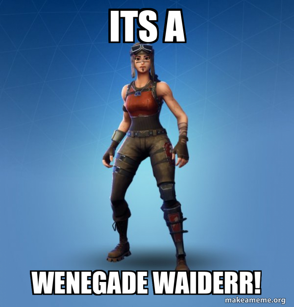 Renegade Raider Fortnite Skin meme