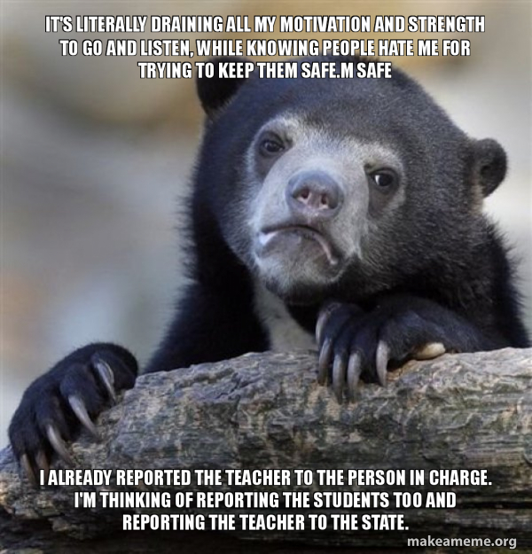 Confession Bear meme