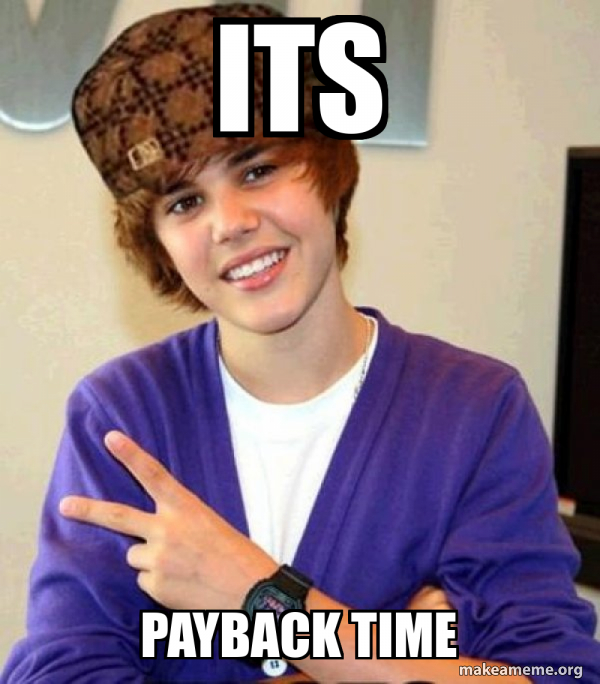 Scumbag Justin Bieber meme