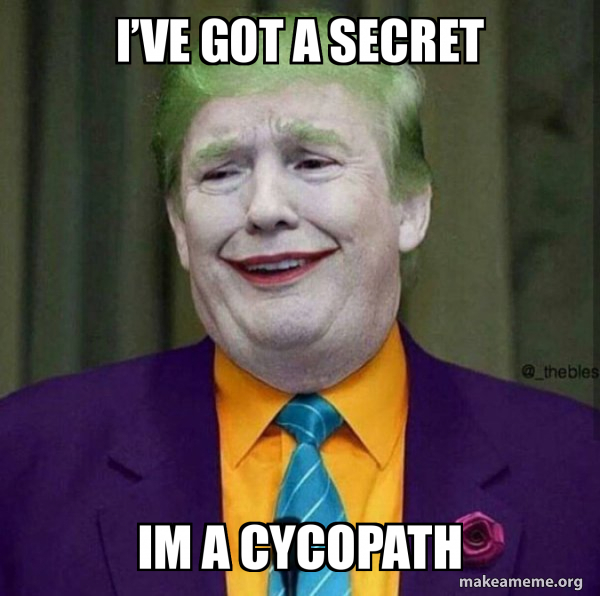 Donald Trump - The Joker meme