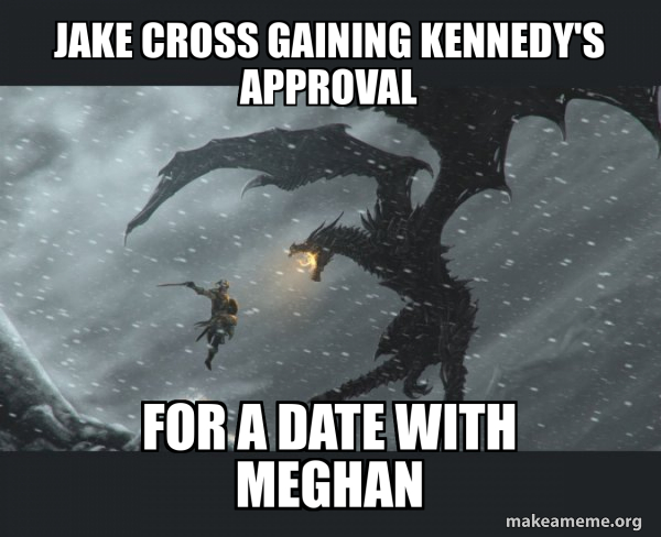 Skyrim Dragon Slaying meme