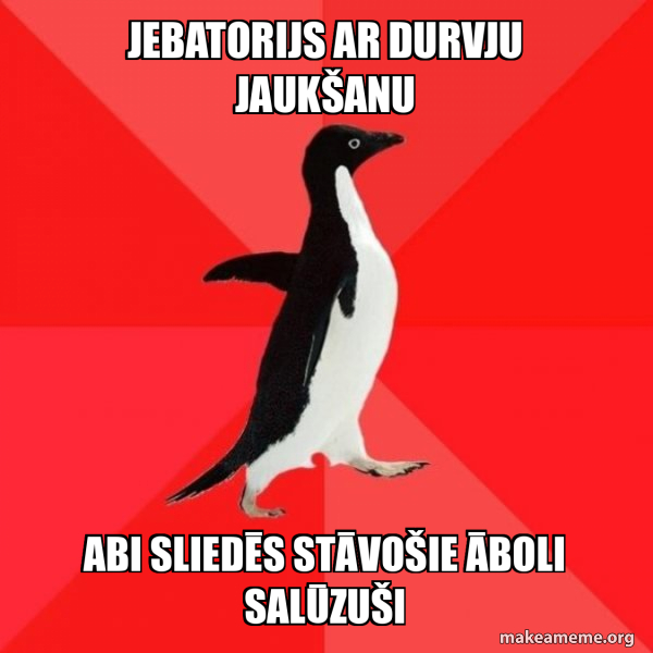 Socially Awesome Penguin meme