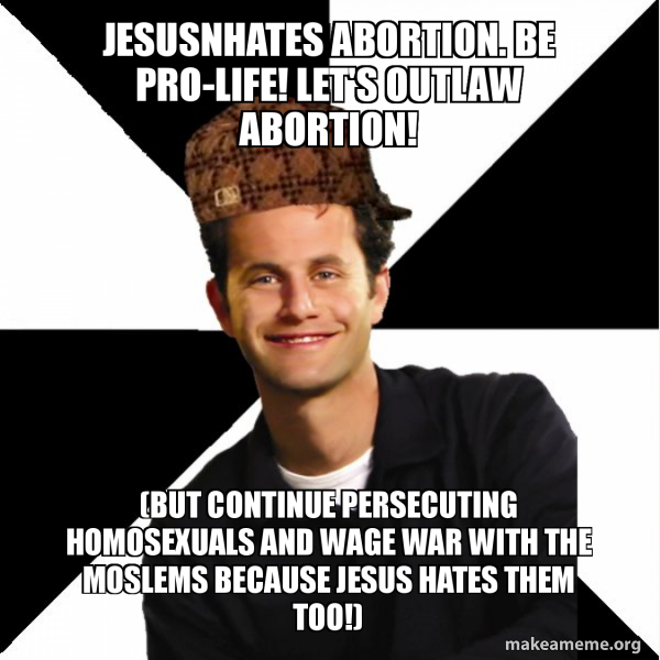 Scumbag Christian meme