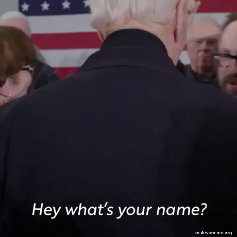  Joe Biden with a kid who stutters Meme Generator