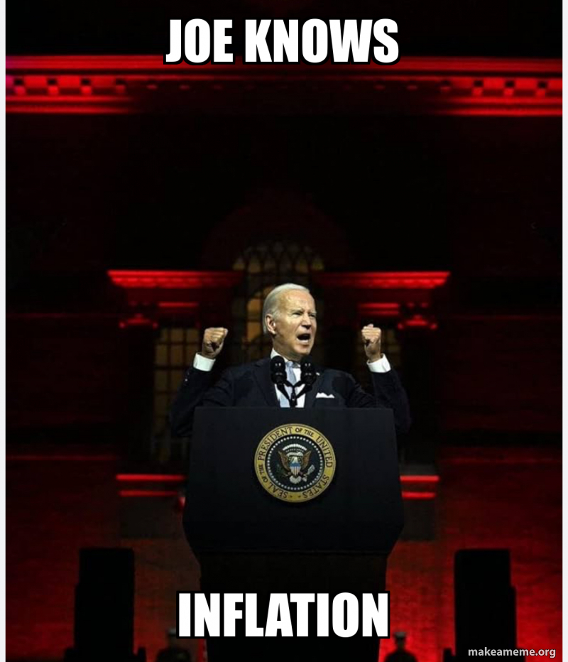 Joseph Inflation JOE KNOWS Inflation - Joe knows Meme Generator
