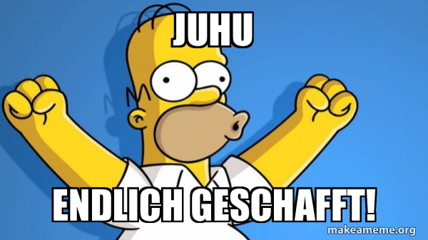 Endlich Geschafft Bilder