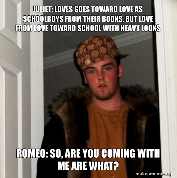 Juliet Loves goes toward love as schoolboys from their books,