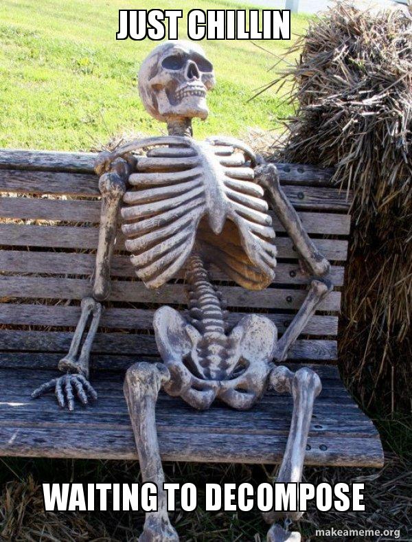 Waiting Skeleton meme