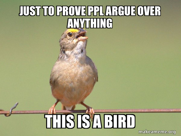 Common Opinion Sparrow meme