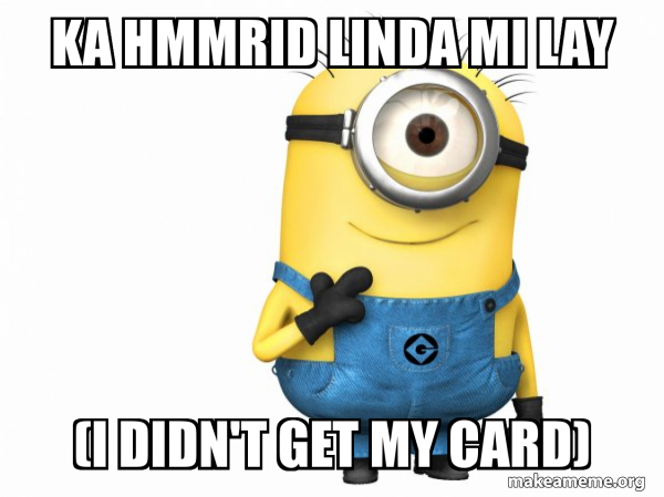 Thoughtful Minion meme
