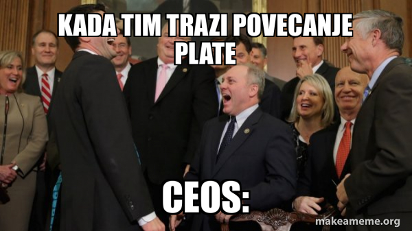And then we told them meme