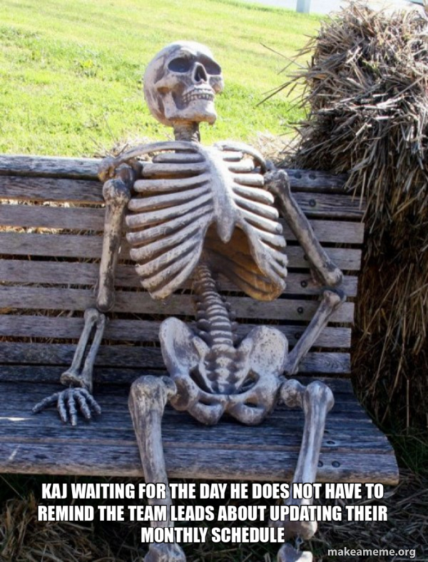 Waiting Skeleton meme