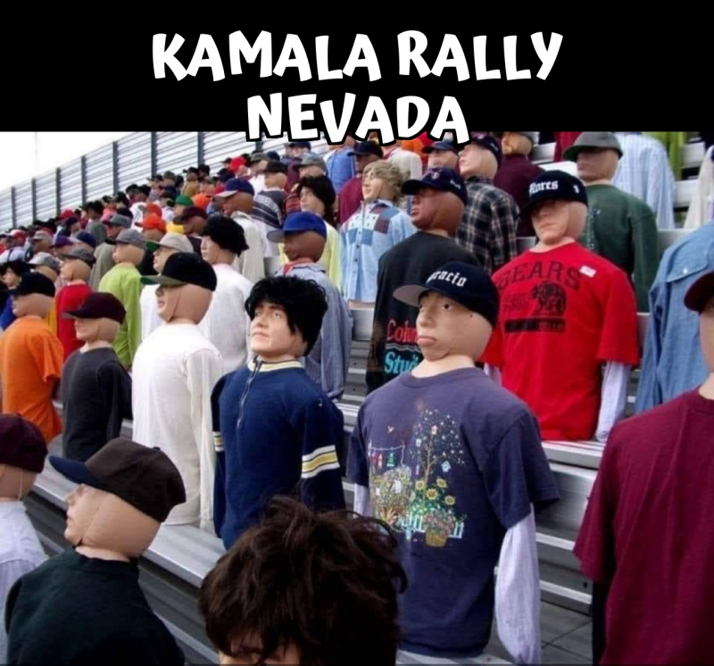 Kamala rally nevada Meme Generator