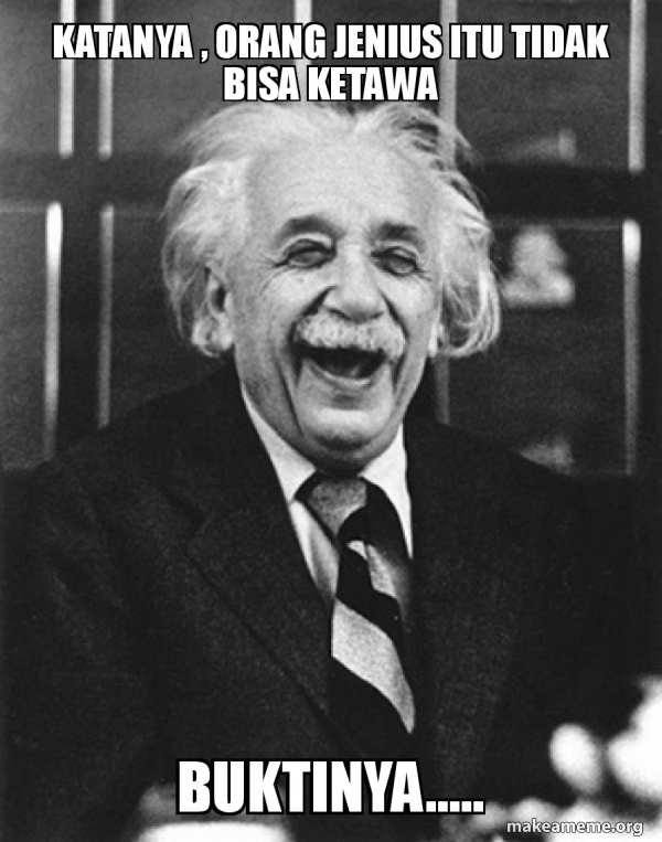 Laughing Albert Einstein meme