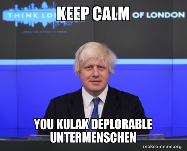 Boris Johnson  Brexit meme