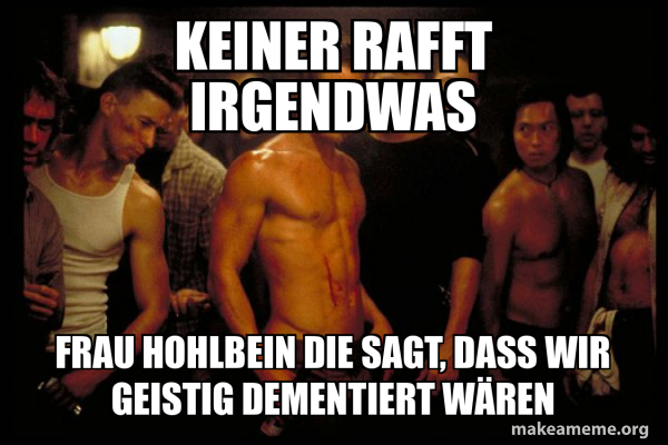 Fight Club meme
