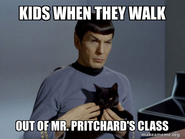 Spock and Cat Meme meme