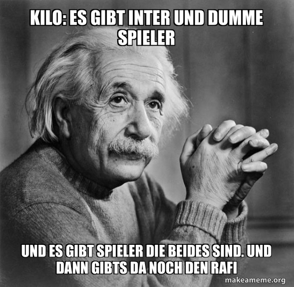 Serious Albert Einstein meme