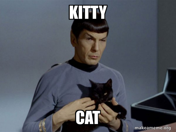 Spock and Cat Meme meme