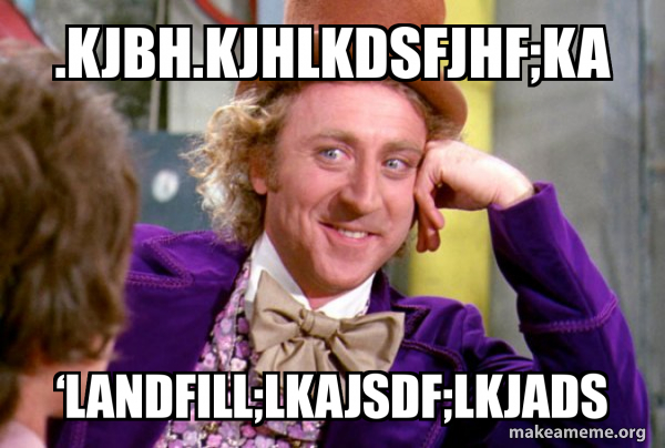 Condescending Wonka meme