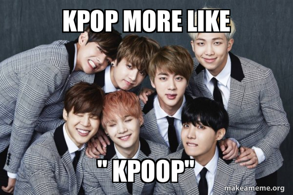 K-Pop Band BTS (Bangtan Boys) meme