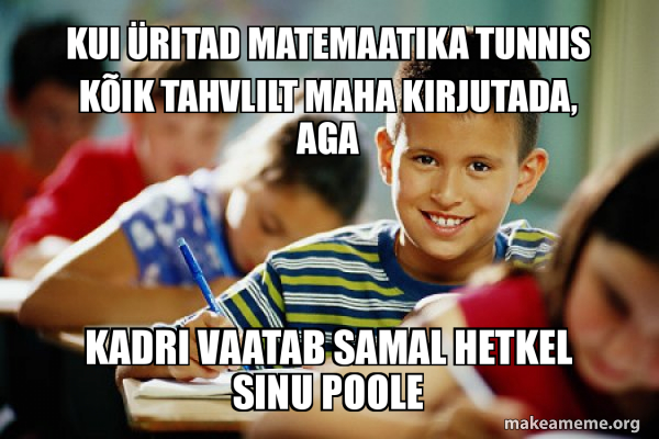 Scumbag Student meme