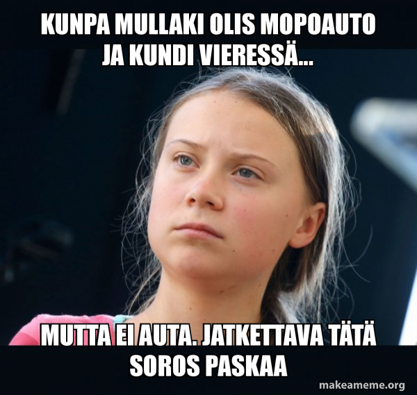 Greta Thunberg meme