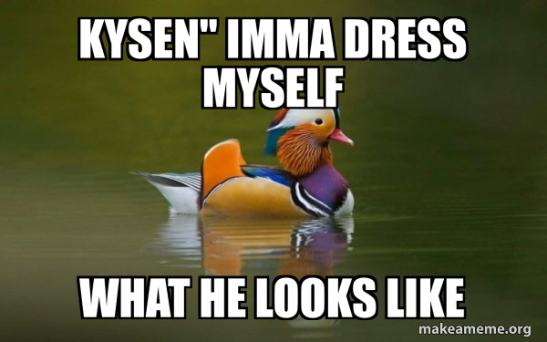 Fashionable Advice Mallard meme
