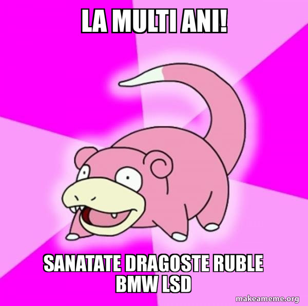 Slowpoke the Pokemon meme