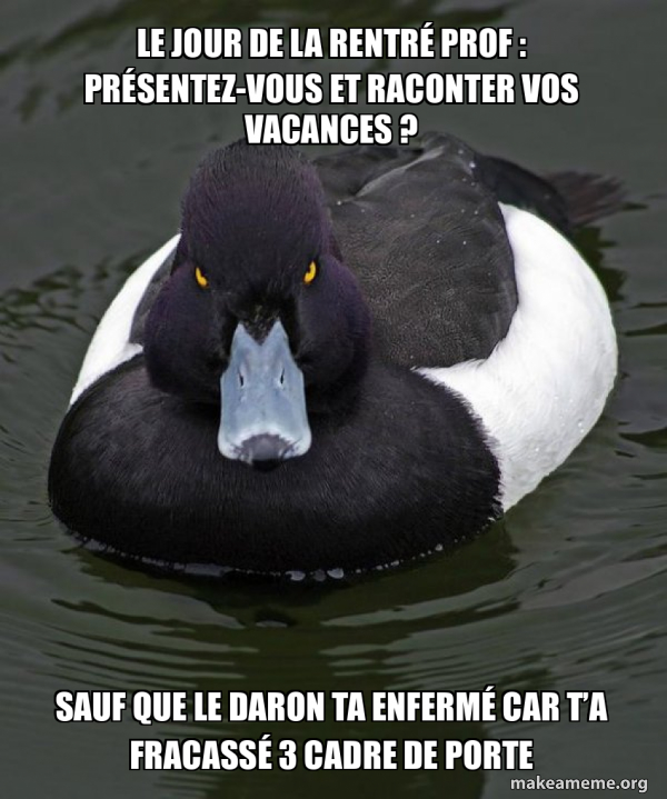 Revenge Duck ( Angry Advice Duck ) meme