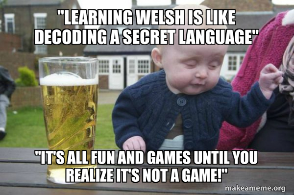 "Learning Welsh is like decoding a secret language" "It's all fun and ...
