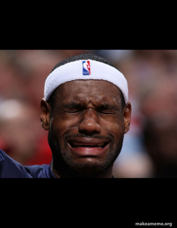 Lebron Crying meme