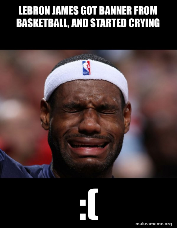 Lebron Crying meme