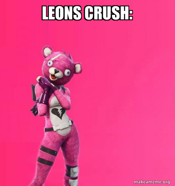 Creepy Bear Fortnite meme