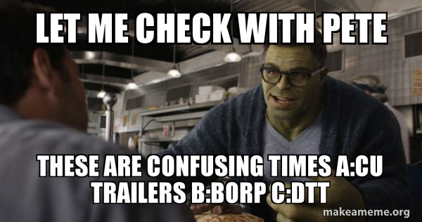 Hulk - These are Confusing Times meme