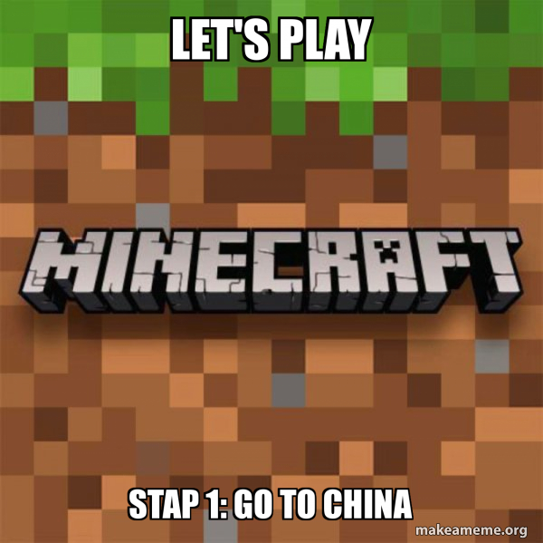 Minecraft meme