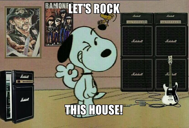 Let's Rock This HOUSE! - snoopy and woodstock Meme Generator