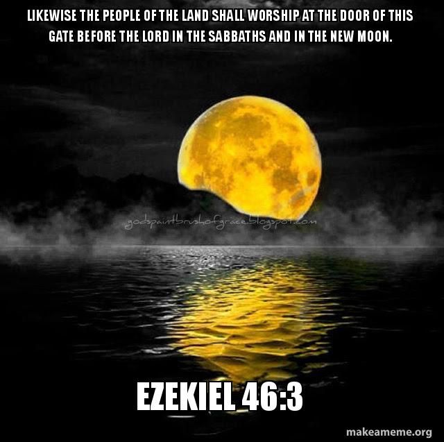 Likewise The People Of The Land Shall Worship At The Door Of This