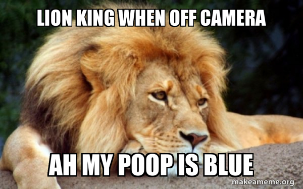 Confession Lion meme