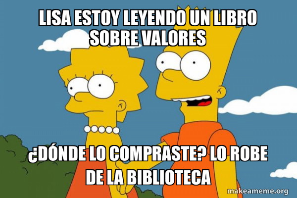 Bart and Lisa Chat meme