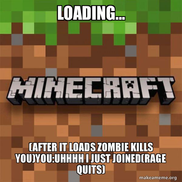 Minecraft meme