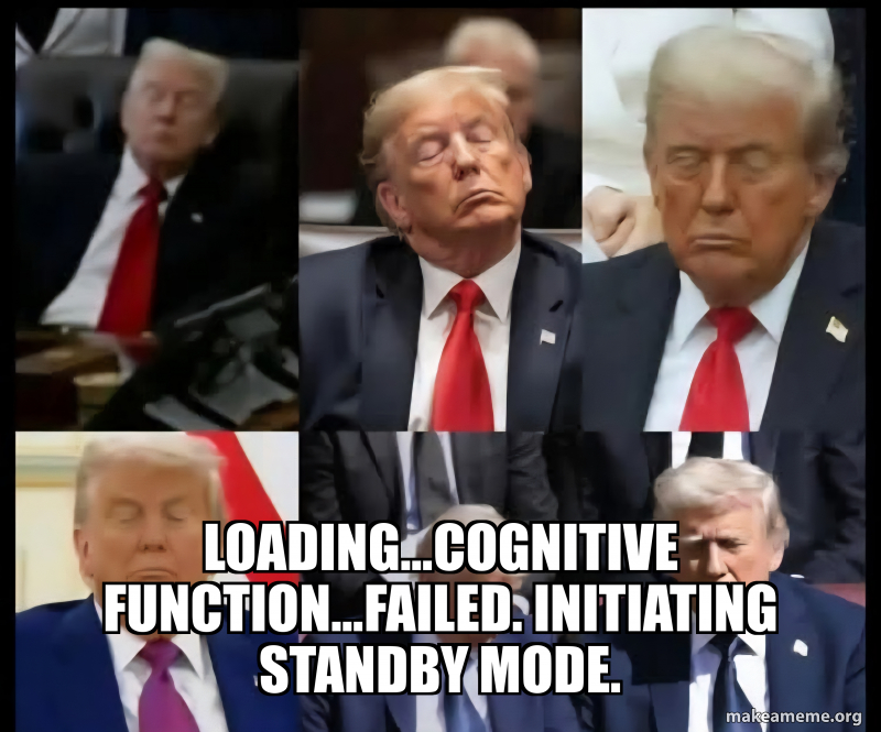 Loading...cognitive function...failed. initiating standby mode. Meme ...