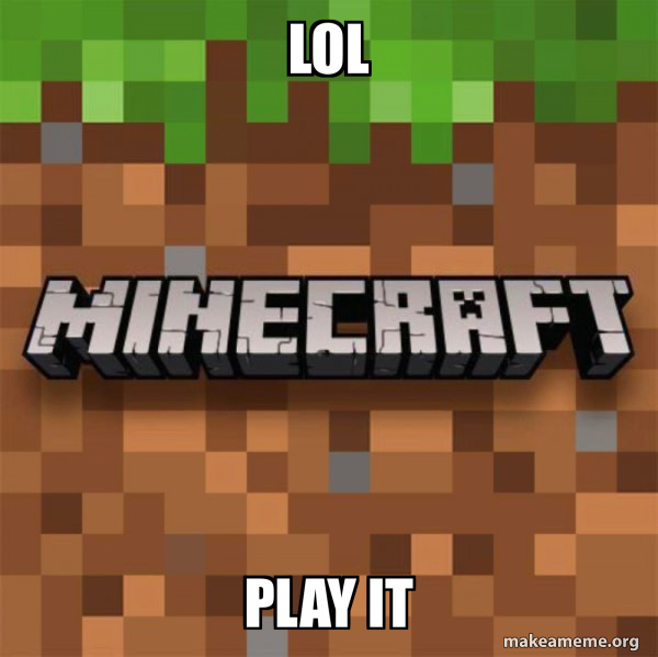 Minecraft meme