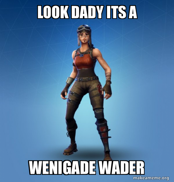 Renegade Raider Fortnite Skin meme