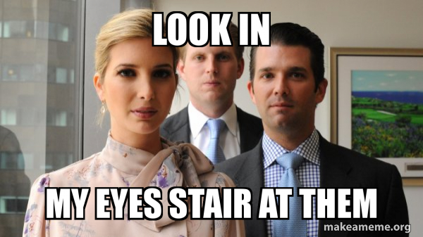 The Trump Kids Eric, Donald Jr and Ivanka meme