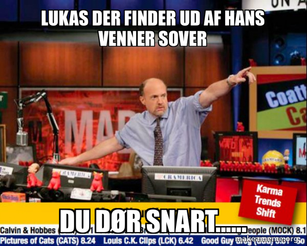 Mad Karma with Jim Cramer meme