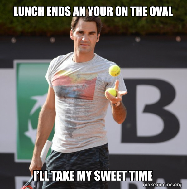 Roger Federer meme